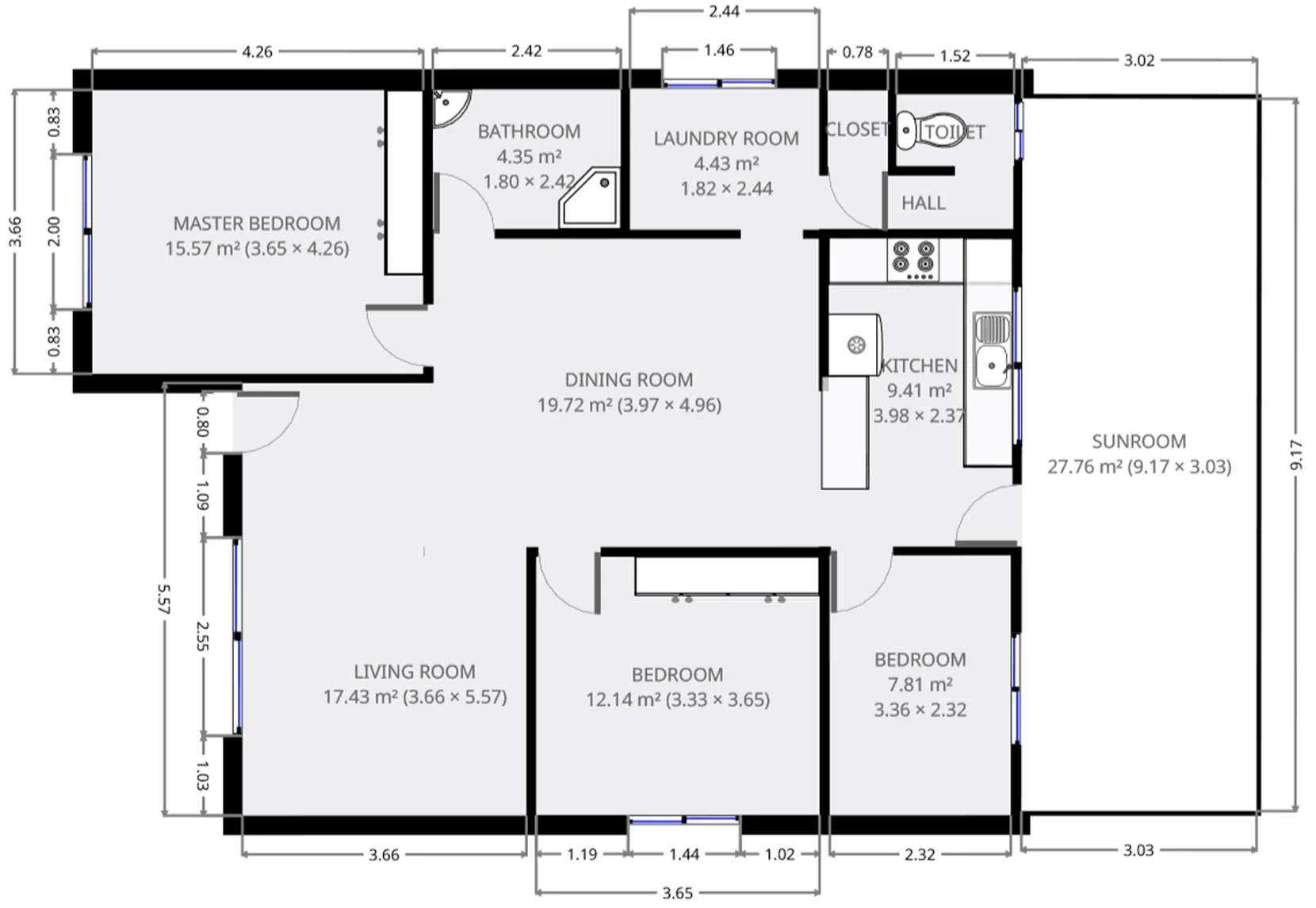 3d Floor Plan 1 Before