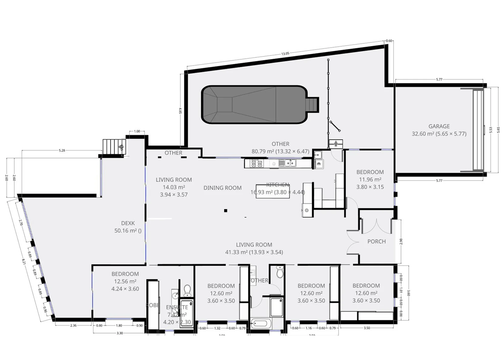 3d Floor Plan 2 Before