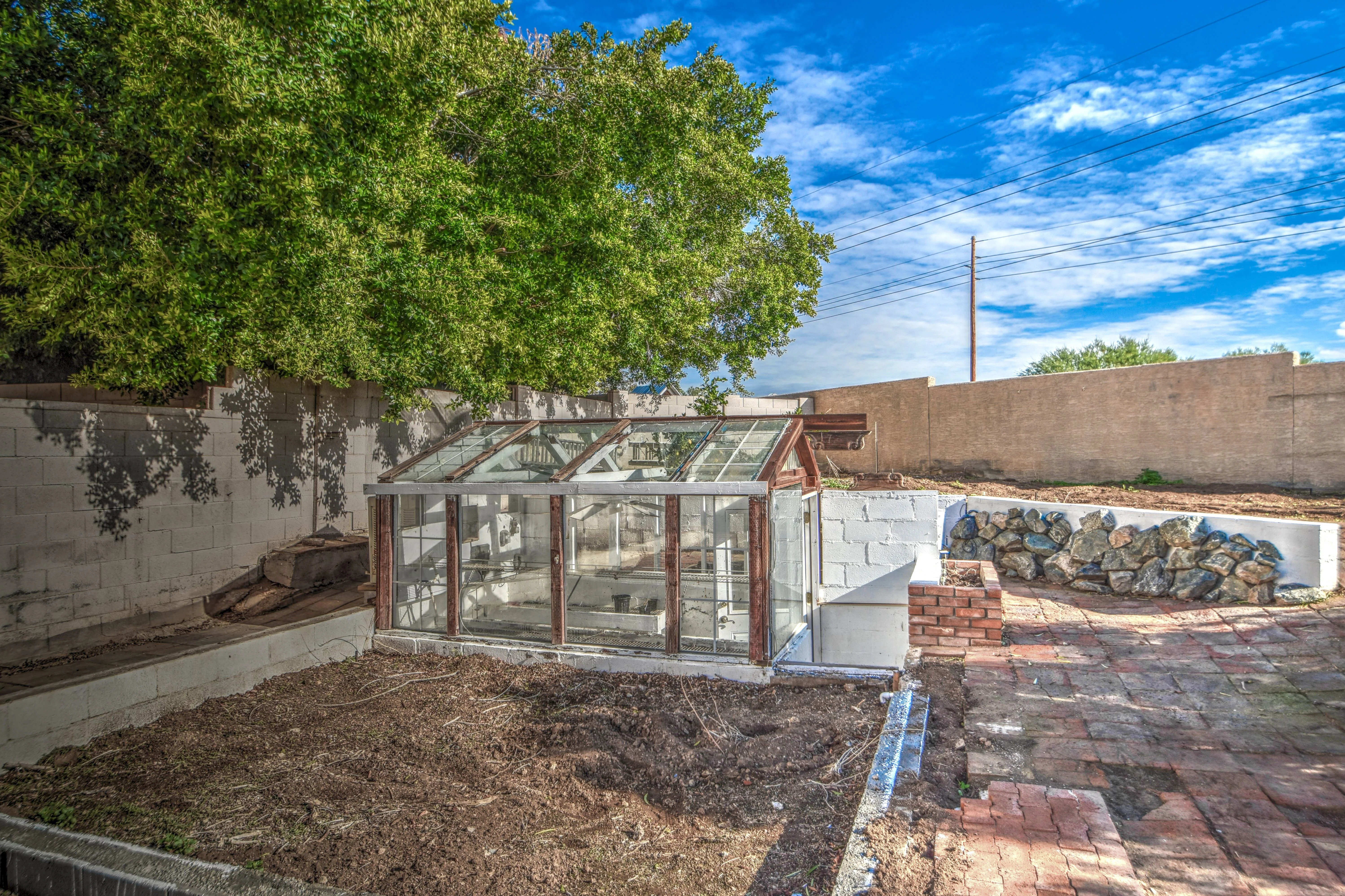 Renovation Back yard image Before