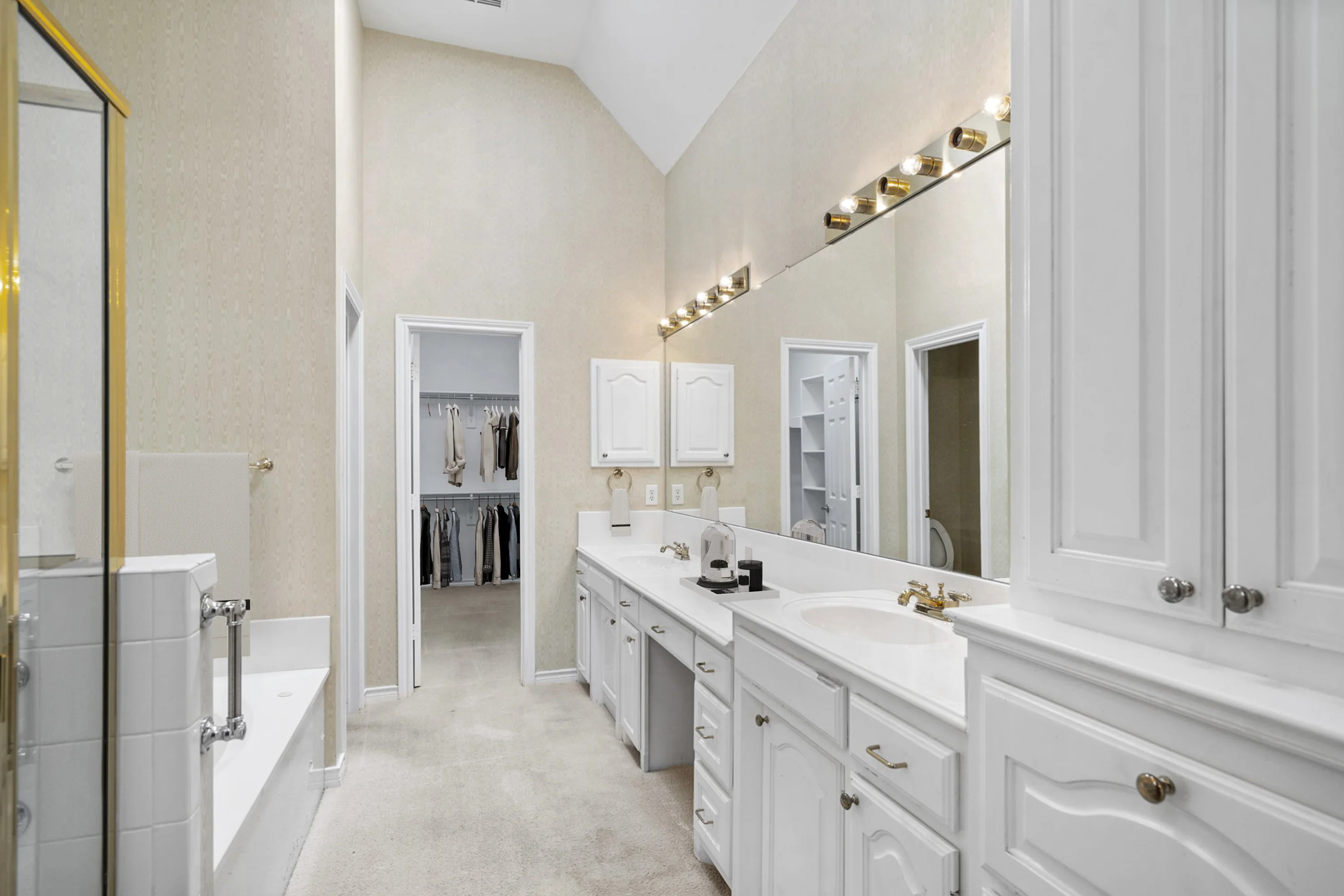 Virtual Staging Master Bathroom After